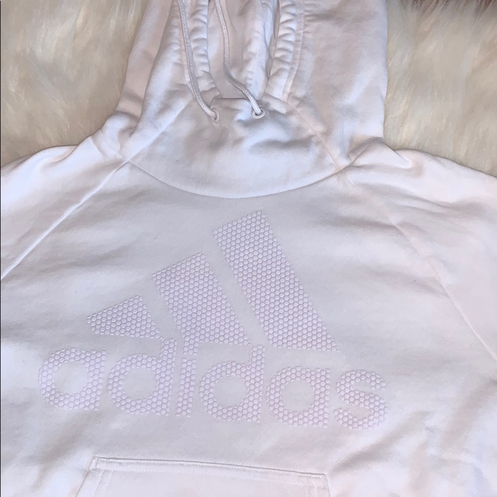 adidas white hoodie